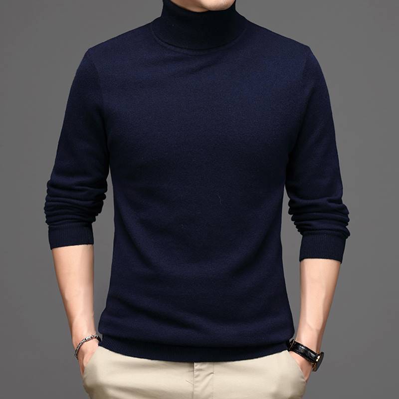 Oxford Luxe Men’s Cashmere Turtleneck